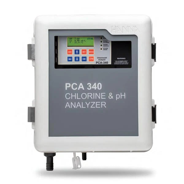 PCA340 Free & Total chlorine, pH & °C controller/analyser