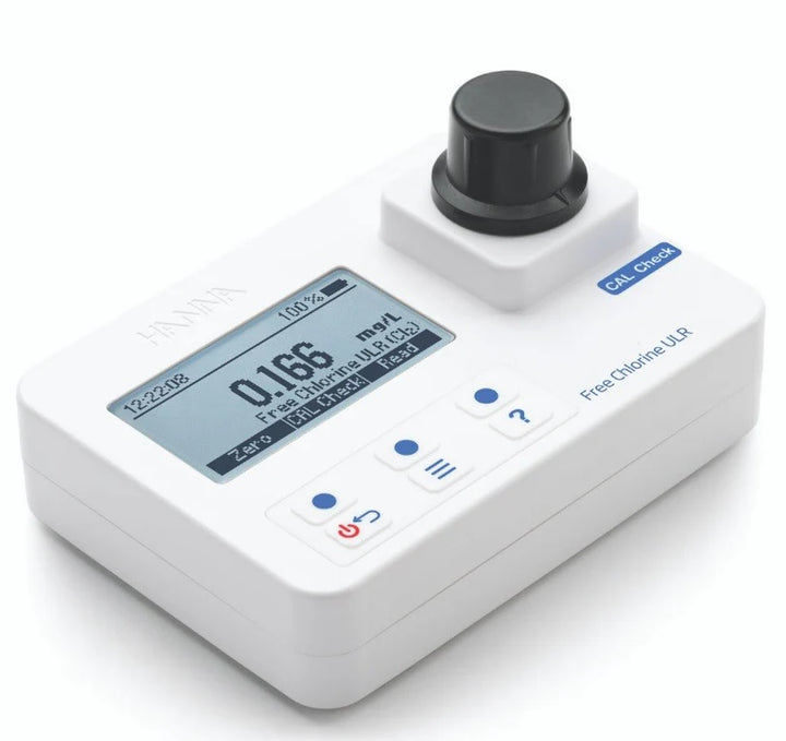HI-97762 Free Chlorine Ultra Low Range Portable Photometer with CAL Check