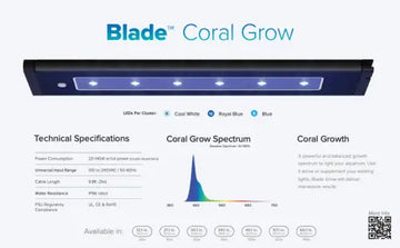 AI Blade Coral Growth - Akvaarion valaistus