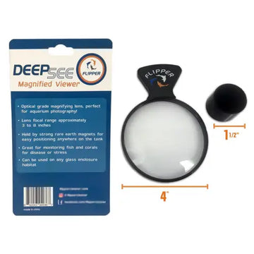 Flipper DeepSee Standard - Magnified Aquarium Viewer (4’’) - Tarvikkeet
