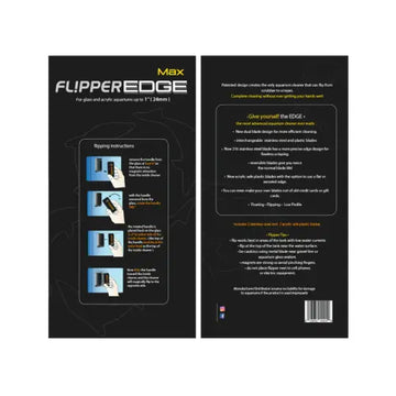 Flipper Edge 2 in 1 Floating Magnetic Aquarium Algae Cleaner (MAX) (max.24mm glass) - Akvaarion puhdistustarvikkeet