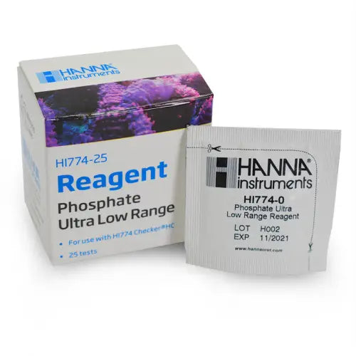 Reagents for Hanna Phosphate ULR checker HI-774 (25 tests) - Akvaariovedenhoito