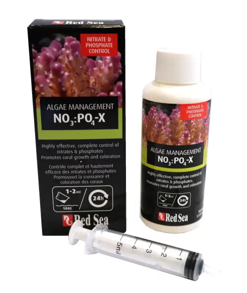 Red Sea NO3:PO4-X - nitrate/nitrite & phosphate reducer (100-500-1000ml) - 100ml - Akvaariovedenhoito
